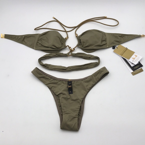 ViX by Paula Hermanny Gi Bikini in Olive - Picture 5 of 7